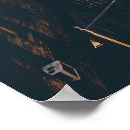 SKYLINE CITY SCENERY VIEW VON MANHATTAN BRIDG POSTER (Ecke)