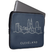 Skyline Clevelands Ohio Laptopschutzhülle (Vorne Rechts)