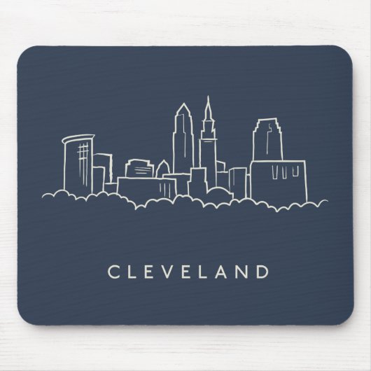 Skyline Clevelands Ohio Mousepad (Vorne)