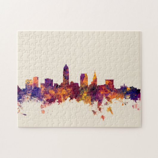 Skyline Clevelands Ohio Puzzle (Horizontal)