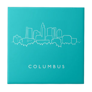 Skyline Columbus, Ohio Fliese