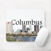 Skyline Columbus Ohio mit Columbus im Himmel Mousepad (Mit Mouse)