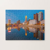 Skyline Columbus Skyline Kolumbus Urlaub Stadt Mi Puzzle (Horizontal)