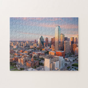 Skyline Dallas Downtown Dallas View West End Dalla Puzzle