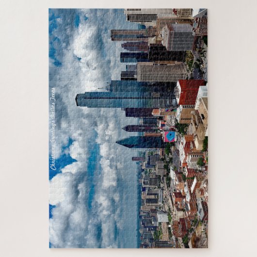 Skyline Dallas Texas. Jigsaw Puzzle (Vertikal)