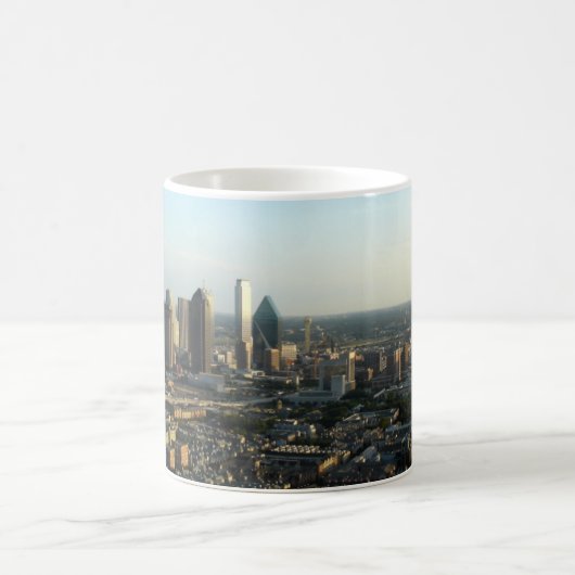 Skyline Dallas, Texas Kaffeetasse (Mittel)