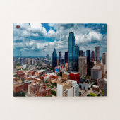 Skyline Dallas Texas Puzzle (Horizontal)