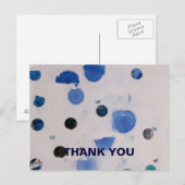 Skyline danken Postkarte (Vorne/Hinten)