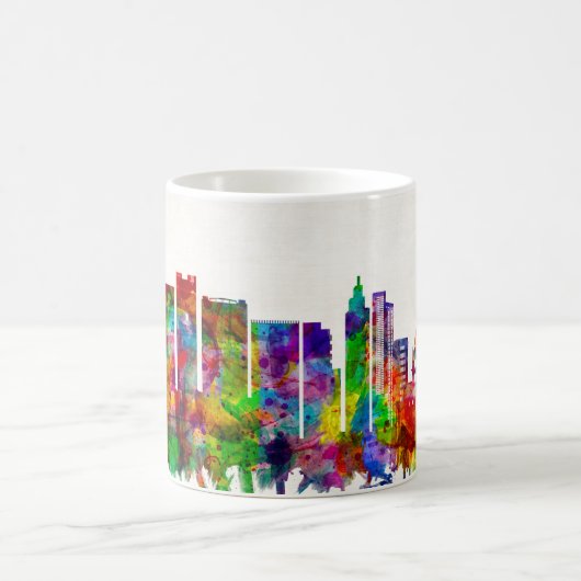 Skyline Delhi Kaffeetasse (Mittel)