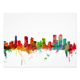 Skyline Denvers Colorado Fotodruck