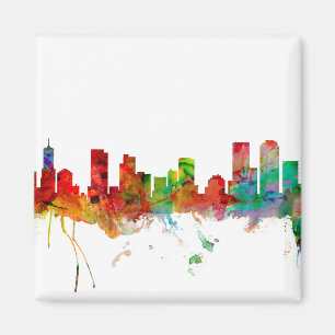 Skyline Denvers Colorado Magnet