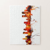 Skyline Denvers Colorado Puzzle (Vertikal)