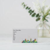 SKYLINE DENVERS, COLORADO VISITENKARTE (Stehend Vorderseite)