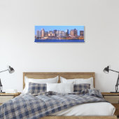 Skyline der Innenstadt von Boston aus Leinwanddruck (Insitu (Schlafzimmer))