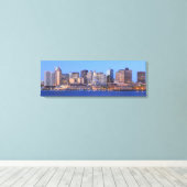 Skyline der Innenstadt von Boston aus Leinwanddruck (Insitu (Holzboden))