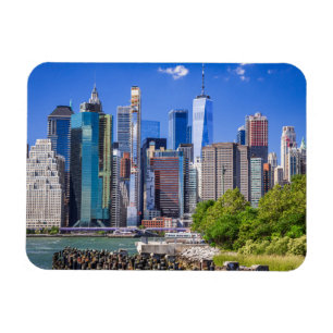 Skyline der Stadt New York Magnet