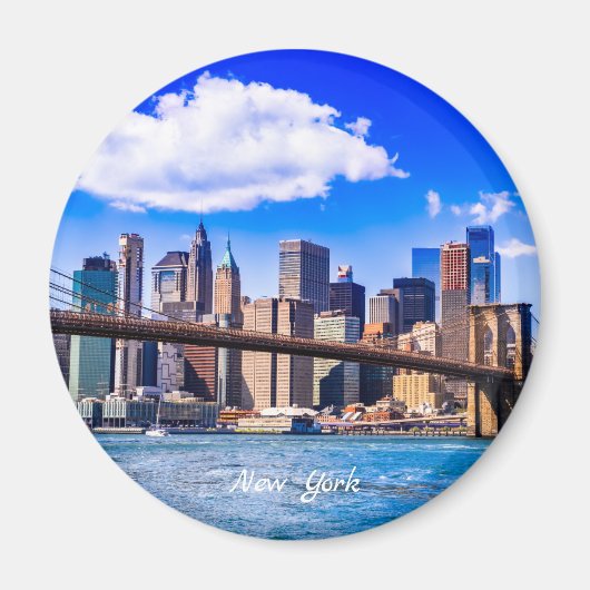 Skyline der Stadt New York Magnet (Vorne)