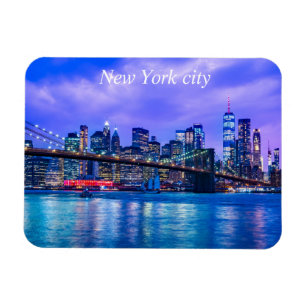 Skyline der Stadt New York Magnet
