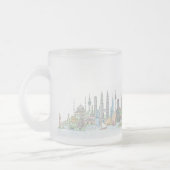 Skyline der Welt Mattglastasse (Links)