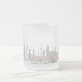 Skyline der Welt Mattglastasse (Mittel)