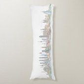 Skyline der Welt Seitenschläferkissen (Vorderseite Vertikal)