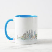 Skyline der Welt Tasse (Links)