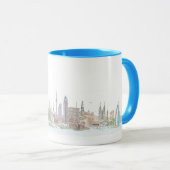 Skyline der Welt Tasse (VorderseiteRechts)