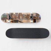 Skyline des Finanzbezirkes von Boston Skateboard (Horizontal)