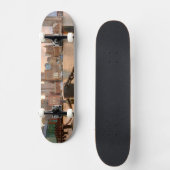 Skyline des Finanzbezirkes von Boston Skateboard (Vorderseite)