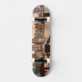 Skyline des Finanzbezirkes von Boston Skateboard (Vorderseite)