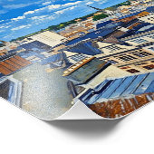 Skyline des historischen Oxford-Acrylic-Malens Fotodruck (Ecke)