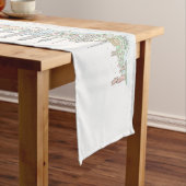 Skyline des World Table Runner Kurzer Tischläufer (Beispiel)