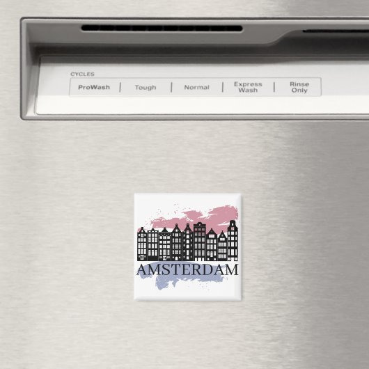 Skyline-Design von Amsterdam 3 Magnet (In Situ (Geschirrspüler))