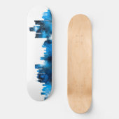 Skyline Detroits Michigan Skateboard (Vorderseite)