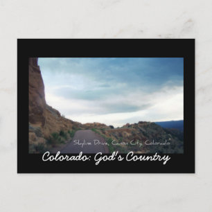 Skyline Drive, Canon City, Colorado Postkarte