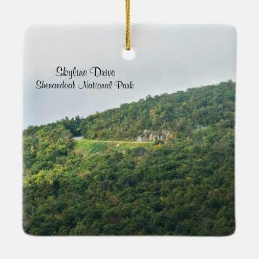 Skyline Drive Ornament (Rückseite)