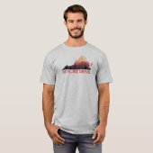 Skyline Drive Shenandoah Virginia Karte T-Shirt (Vorne ganz)