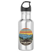 Skyline Drive Shenandoah Virginia Mountains Edelstahlflasche (Vorderseite)