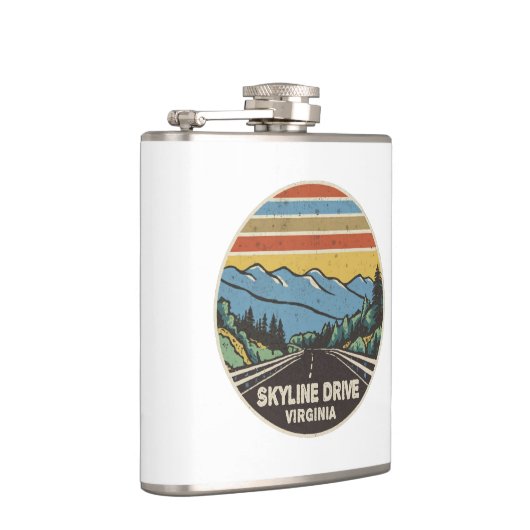 Skyline Drive Shenandoah Virginia Mountains Flachmann (Rechts)