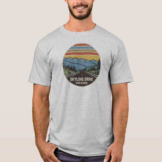 Skyline Drive Shenandoah Virginia Mountains T-Shirt (Vorderseite)