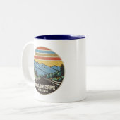 Skyline Drive Shenandoah Virginia Mountains Zweifarbige Tasse (Vorderseite Links)