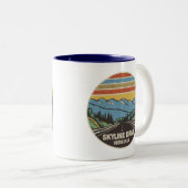 Skyline Drive Shenandoah Virginia Mountains Zweifarbige Tasse (VorderseiteRechts)