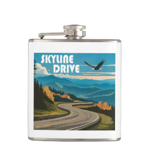Skyline Drive Virginia Eagle Flachmann