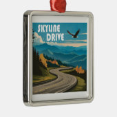 Skyline Drive Virginia Eagle Ornament Aus Metall (Rechts)