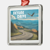 Skyline Drive Virginia Eagle Ornament Aus Metall (Links)