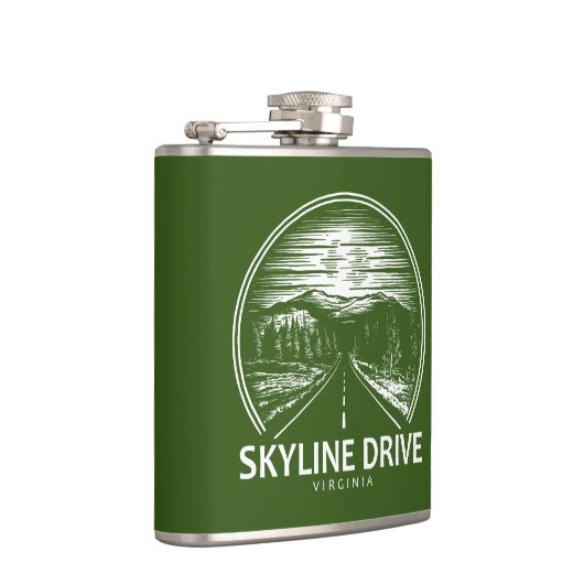 Skyline Drive Virginia Forest Flachmann (Rechts)