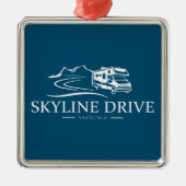 Skyline Drive Virginia Freizeitfahrzeug Ornament Aus Metall (Vorne)