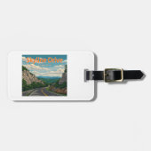 Skyline Drive Virginia Landschaft Gepäckanhänger (Vorderseite horizontal)