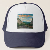 Skyline Drive Virginia Landschaft Truckerkappe (Vorderseite)