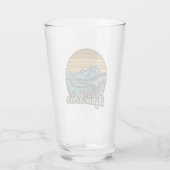 Skyline Drive Virginia Retro Glas (Rückseite)